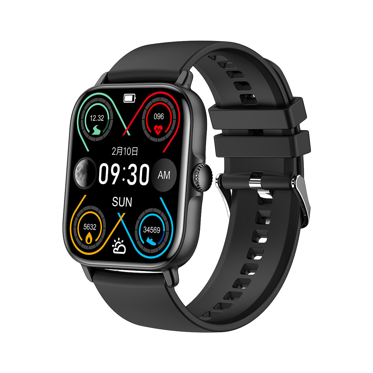 The RockTech ® A5 Fitpro, Xtend Call Plus Smart Watch with 1.91" HD Display, Advanced BT Calling, Multiple Watch Faces, 100+ Sports Modes, IP68(Active Black)