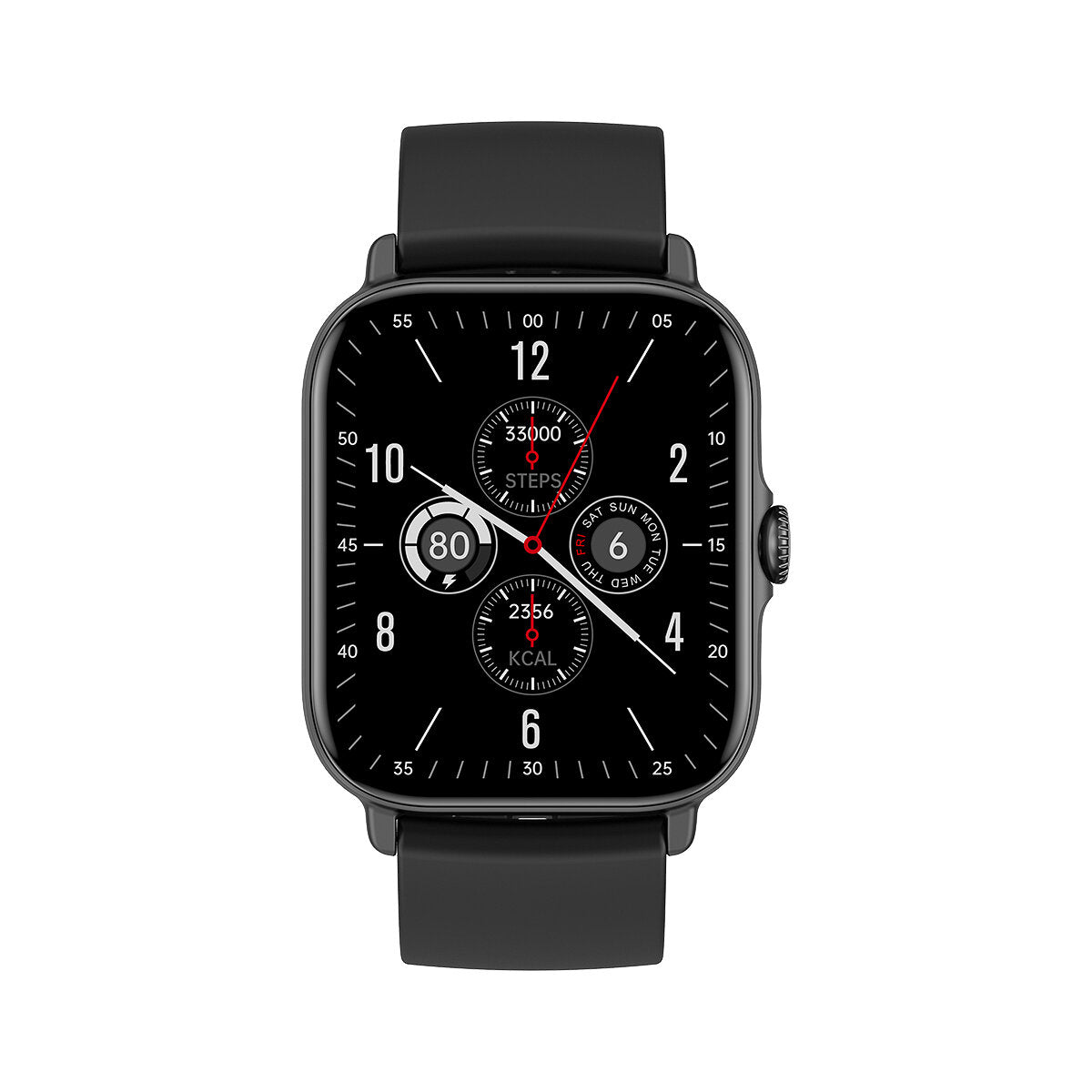 The RockTech ® A5 Fitpro, Xtend Call Plus Smart Watch with 1.91" HD Display, Advanced BT Calling, Multiple Watch Faces, 100+ Sports Modes, IP68(Active Black)