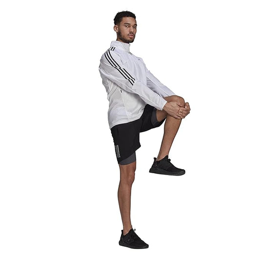 ADIDAS Half Striped Men White Upper Jacket